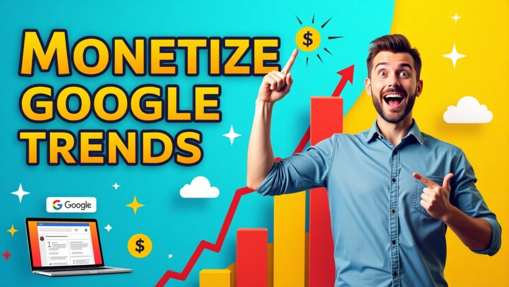 Visual illustration of the Micro-Spike Blogging Strategy showing fast traffic growth using trending topics., Monetize Google Trends.