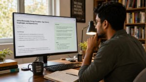 LINER AI summarizing a long article with highlighted key points for faster research